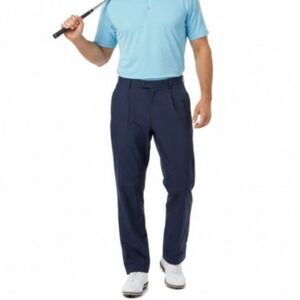 VTG 90s Zero Restriction Navy Gore-Tex Shell Waterproof Golf Hiking Pants Size L